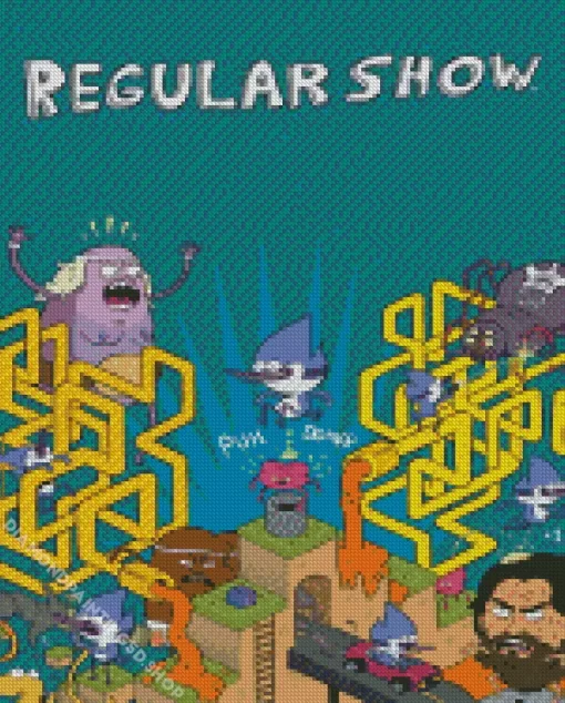 Regular Show Diamond Painting