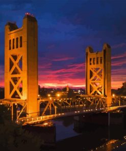 Sacramento Bridge Diamond Painting