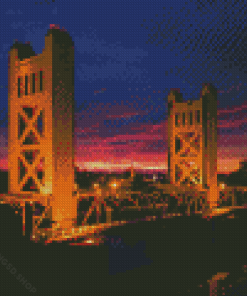 Sacramento Bridge Diamond Painting