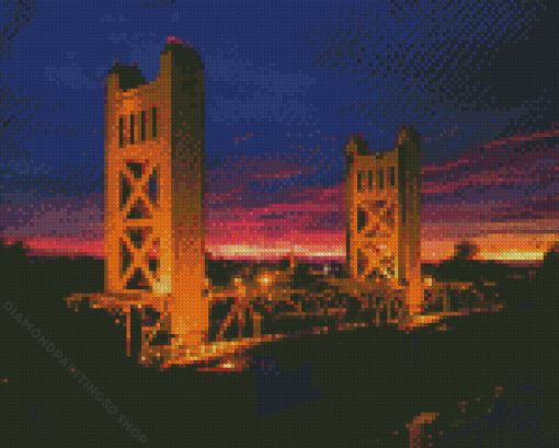 Sacramento Bridge Diamond Painting