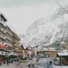 Snowy Grindelwald Diamond Painting