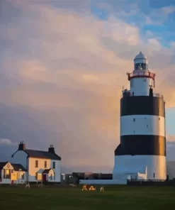 Hook Lighthouse Diamond Painting