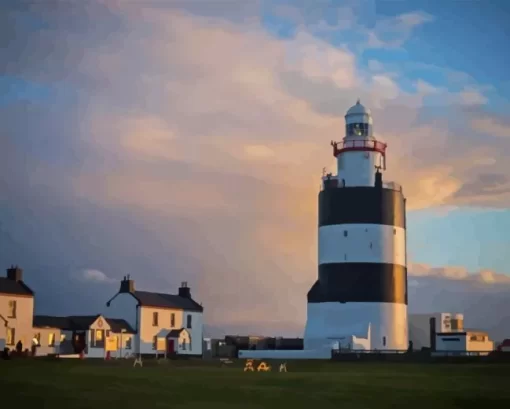 Hook Lighthouse Diamond Painting