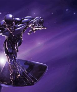 Silver Surfer Diamond Painting