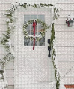 Christmas Door Diamond Painting