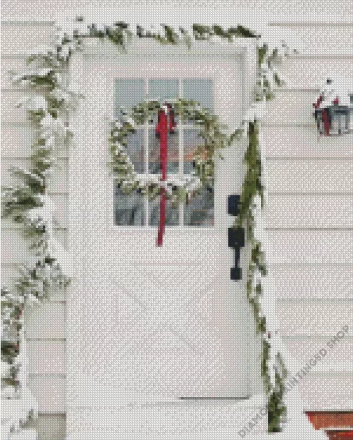 Christmas Door Diamond Painting