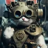 Steam Punk Cat Diamond Painting