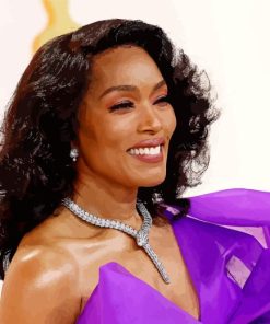 Beautiful Angela Bassett Diamond Painting