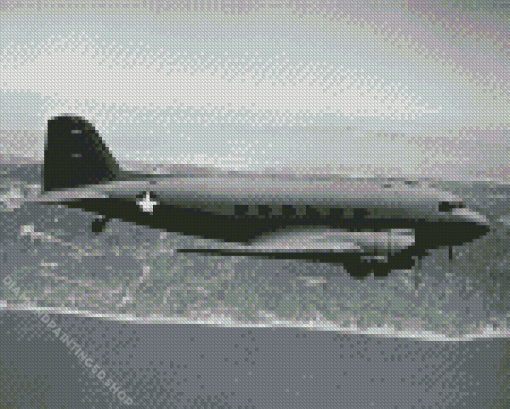 Douglas C 47 Skytrain Diamond Painting