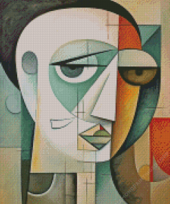 Geometric Cubism Diamond Painting