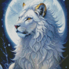 Snow Lion Diamond Painting