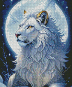 Snow Lion Diamond Painting