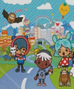 Toca Boca Game Diamond Painting