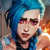 Cool Jinx Arcane Diamond Paintings