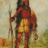 George Catlin Diamond Painting