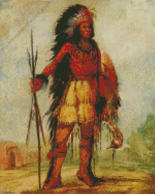 George Catlin Diamond Painting