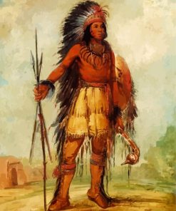 George Catlin Diamond Painting