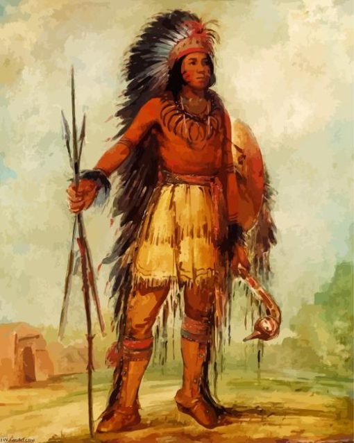 George Catlin Diamond Painting