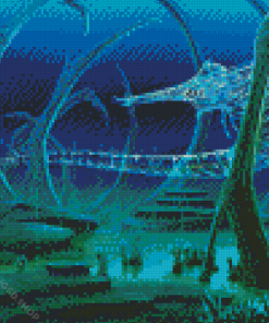 Ghost Leviathan Diamond Painting