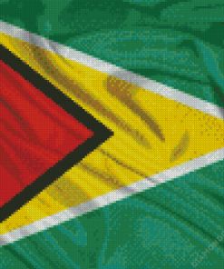 Guyana Flag Diamond Painting