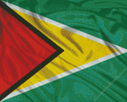 Guyana Flag Diamond Painting