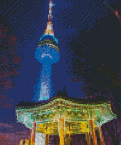 Namsan Tower Diamond Painting