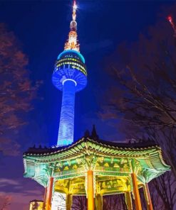 Namsan Tower Diamond Painting