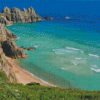 Porthcurno Beach Diamond Painting