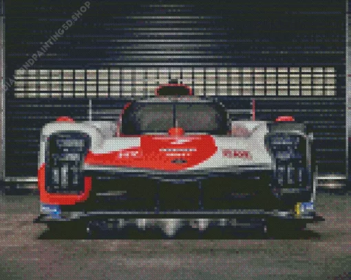 Toyota Hypercar Front Diamond Painting