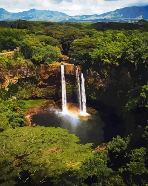 Wailua Falls Diamond Painting