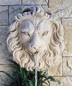 Wall Lion Fountain Diamond Painting