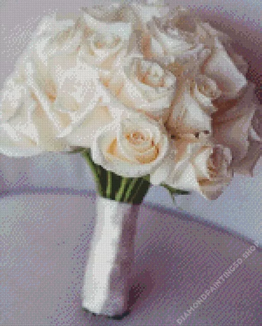 Rose Bride Bouquet Diamond Painting