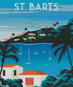 Saint Barts Island Diamond Painting