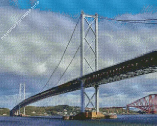 The Forth Road Bridge Diamond Painting