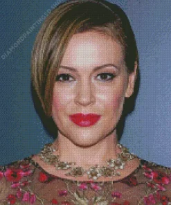 Alyssa Milano Diamond Painting