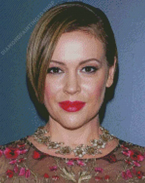 Alyssa Milano Diamond Painting