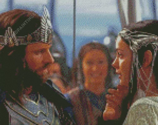 Arwen And Aragorn Diamond Painting