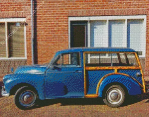 Blue Morris Minor Diamond Painting