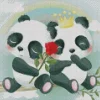 Panda Couple Diamond Painting