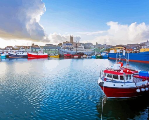 Penzance Harbour Diamond Painting