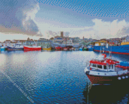 Penzance Harbour Diamond Painting