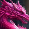 Pink Dragon Diamond Painting