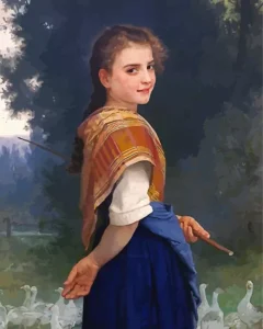 The Goose Girl Diamond Painting