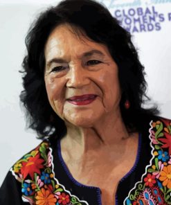 Dolores Huerta Diamond Painting