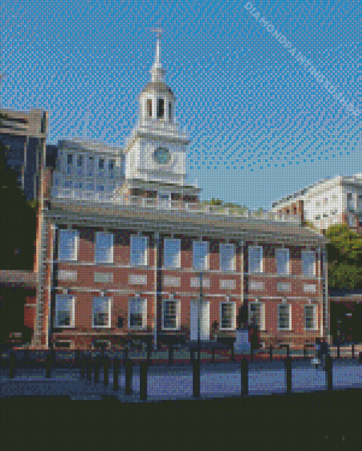 Independence Hall Diamond Painting