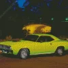 Green Mopar Diamond Painting