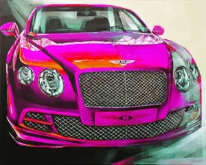 Purple Bentley Diamond Painting