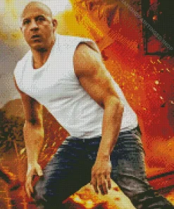 Vin Diesel Fast 9 Diamond Painting