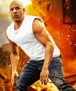 Vin Diesel Fast 9 Diamond Painting