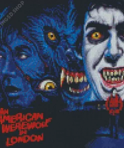 An American Werewolf In London Diamond Painting